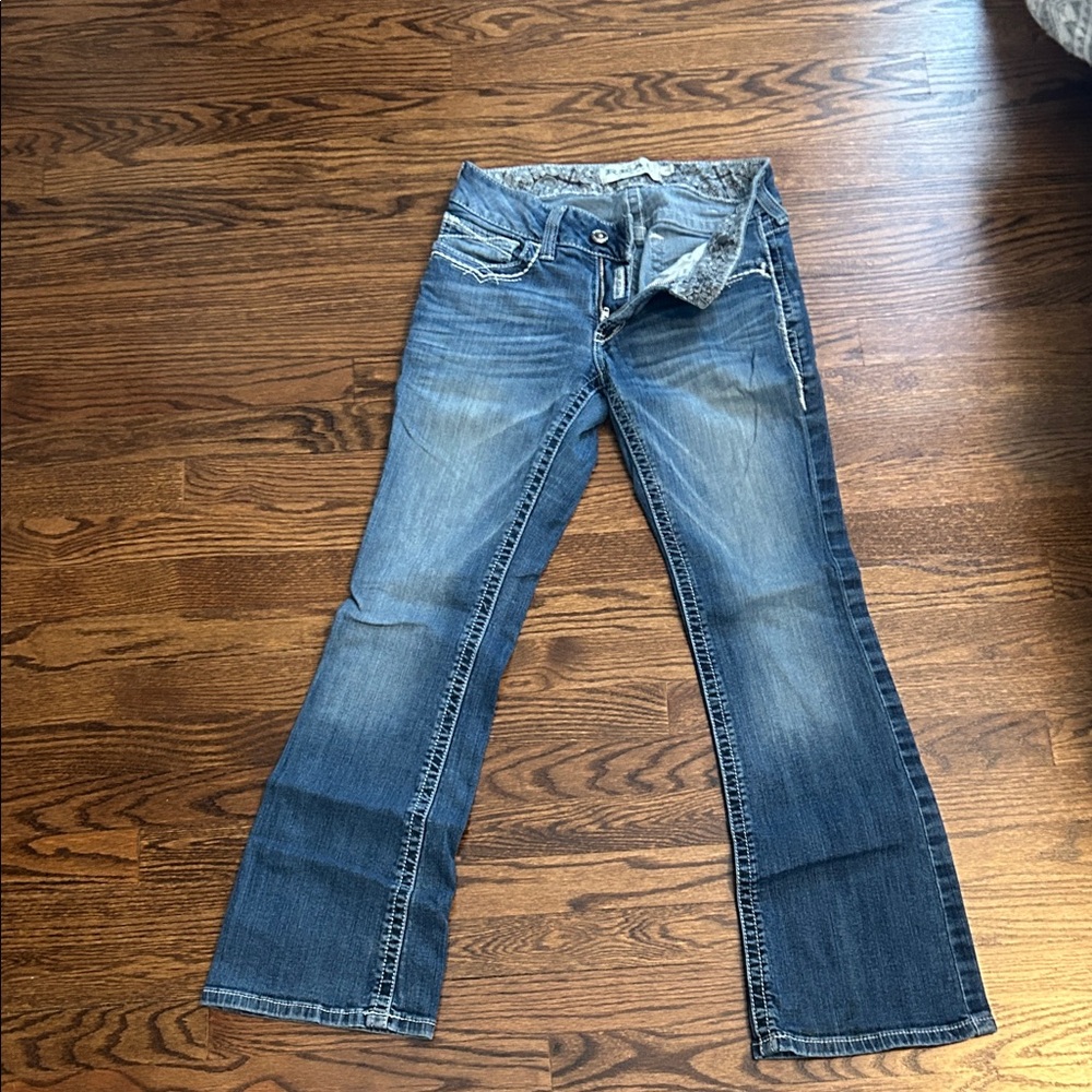 Ariat Women's REAL Denim Mid Rise Boot Jeans